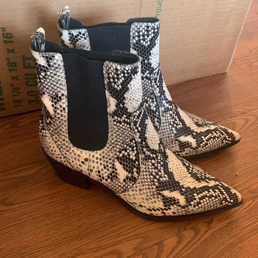 Paige Snakeskin booties